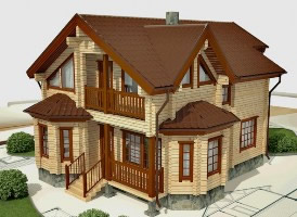 Дом размером 10 x 10 метров Дом размером 10 x 10 метров
