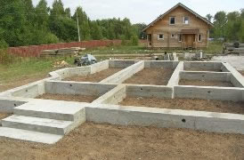 Ленточный фундамент Ленточный фундамент