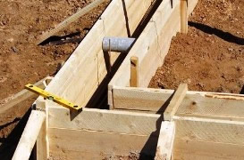 Опалубка для фундамента бани Опалубка для фундамента бани
