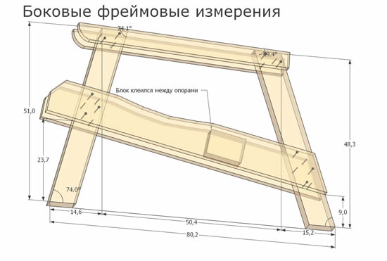 Изготовление шезлонга для дачи своими руками